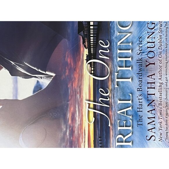 The One Real Thing Samantha Young Harts Boardwalk Series Romance Paperback Novel - Picture 4 of 6